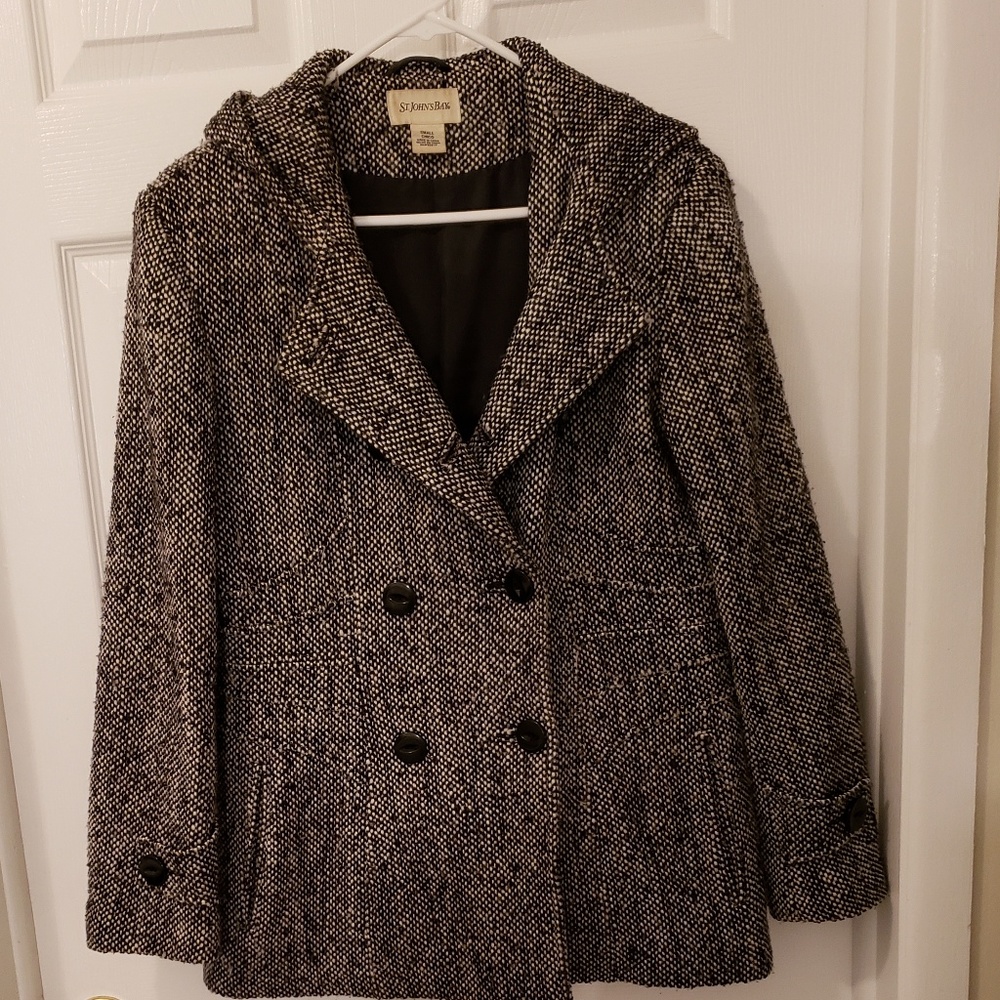 Wool Blend Peacoat